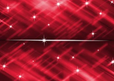 Red background with star glitter abstract Иллюстрация