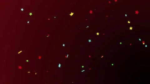 A Red Background With Stars And Cons 스톡 동영상 329545363