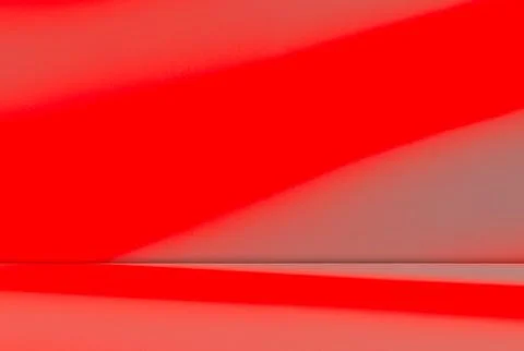 Red Background Wall Dark Table Studio Room Empty Bar Podium Shadow Stock Illustration