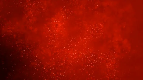 Red background with waving particles Stock Footage 98991629