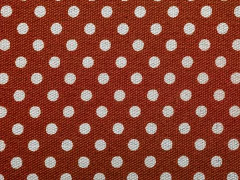 Red background with white dots 写真素材