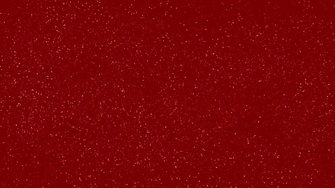 On a red background, white particles light up and go out. Imitation of glitter Stock Footage 267443497