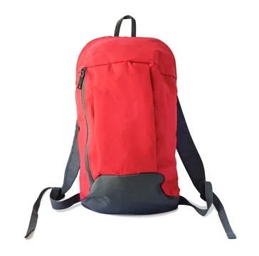 Red backpack 스톡 사진