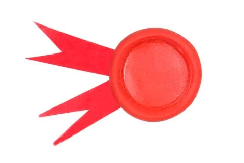 Red badge Stock Photos