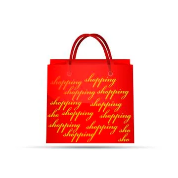 Red bag Stock Illustration