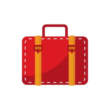Red Baggage Stock Illustration