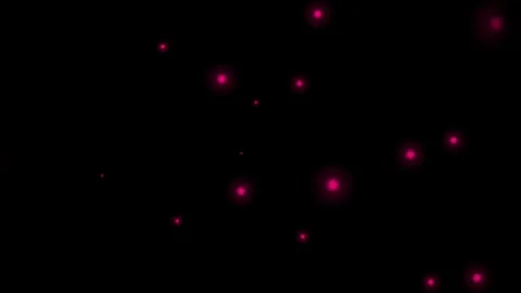 Red ball bokeh Black background stock video Video stock 267976310