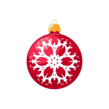 Red Ball Isolated on White Background 스톡 일러스트