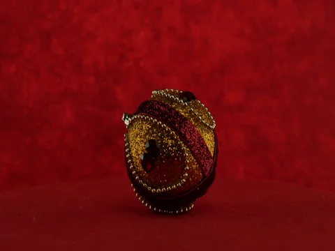 Red ball on red background Stock Footage 70487282