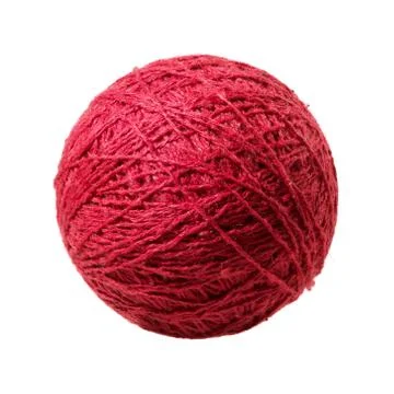Red ball of yarn Stock Photos