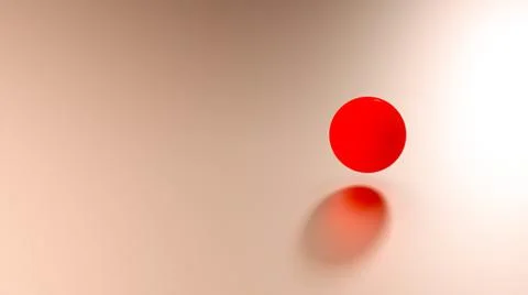 Red ball0013 Stock Photos
