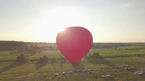 Red balloon Video stock 146993146
