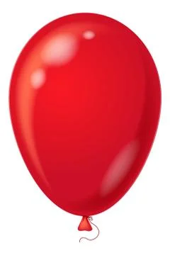 Red balloon Stock Illustration