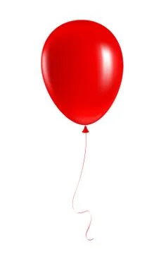 Red balloon Stock Illustration