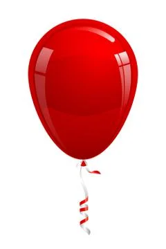 Red balloon Stock Illustration