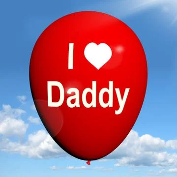 Red balloon on sky background has copyspace for party invitation 스톡 일러스트