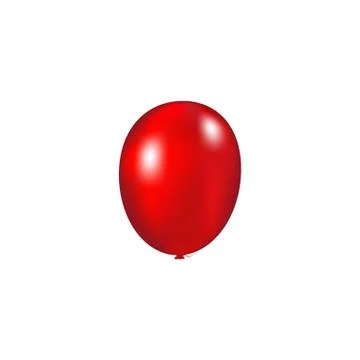 Red balloon vector Stock Illustration