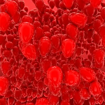 Red balloons 스톡 일러스트