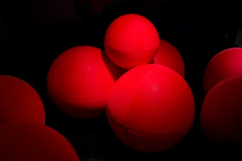Red Balls Background Stock Photos