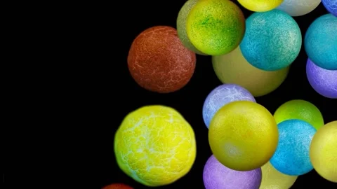 A Red Ball's Journey Beyond Time, Halle, Germany - 14 Feb 2024 Stock Footage 264731255
