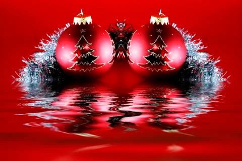 Red balls Fotos Stock