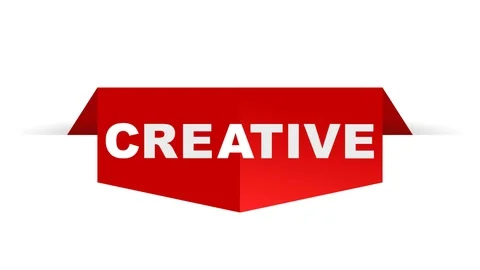 Red banner animation creative Stock Footage 85861517