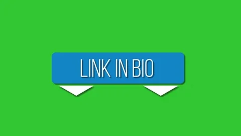 A red banner with a download link in bio and white arrows, a social media mes Stock Footage 344544455