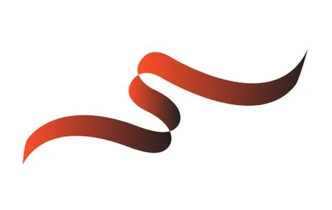 Red banner ribbon 库存插图