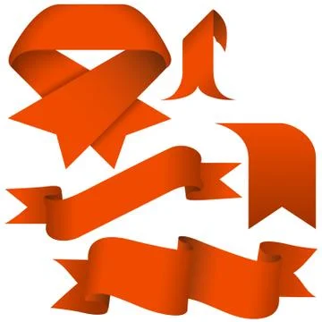 Red Banners Stock Illustration