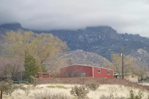 Red Barn ABQ Stock Photos