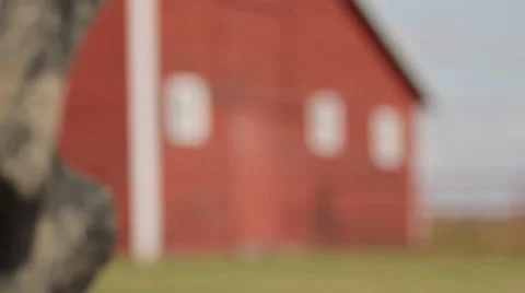 Red Barn Classic (Rack Focus) Stock Footage 42357266