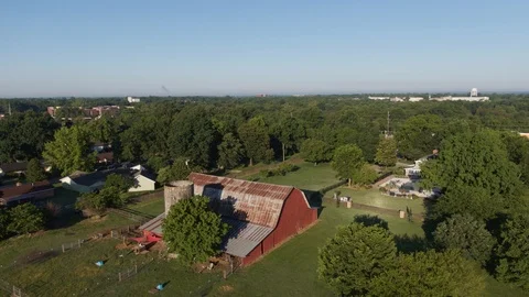 Red Barn Stock Footage 110959661