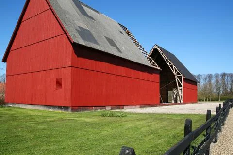 Red barn Stock Photos