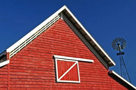 Red Barn Stock Photos