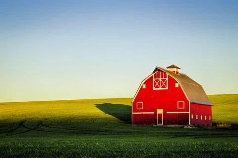 Red Barn Stock Photos