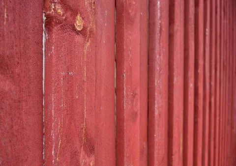 Red barn wall Foto stock