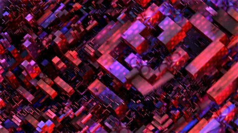 Red bars Stock Footage 22155725