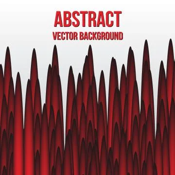 Red bars on a white. Abstract vector background. Easy to edit design template Stock Illustration