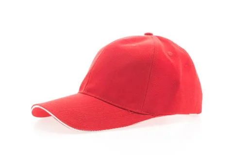 Red baseball cap Stock Photos