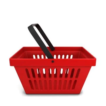Red basket Stock Illustration
