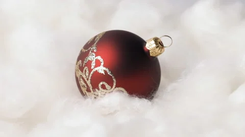 Red Bauble 스톡 동영상 91214773