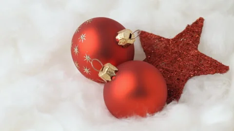 Red Bauble Video stock 91978302