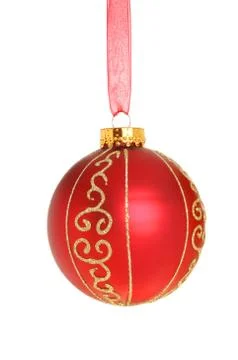 Red Bauble Stock Photos
