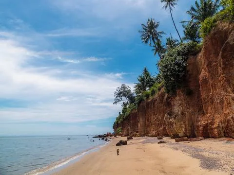 Red Beach Stock Photos