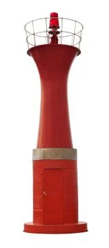 Red Beacon Isolated Stock Photos