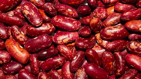 Red bean.The background of red beans. Stock Photos