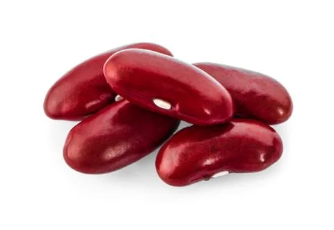 Red bean isolated on white background. Stock Photos