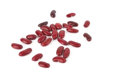 Red beans isolated Stock Photos