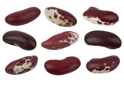 Red beans isolated Stock Photos