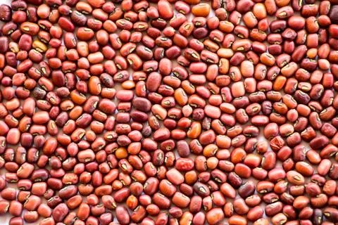 Red beans pattern as background Stock Photos